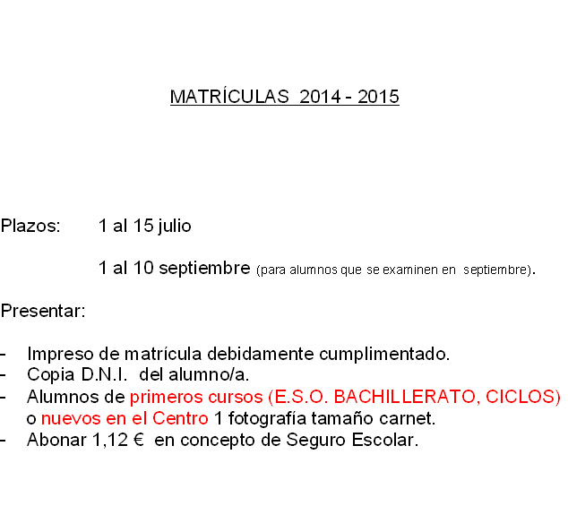 Matriculas2015 info